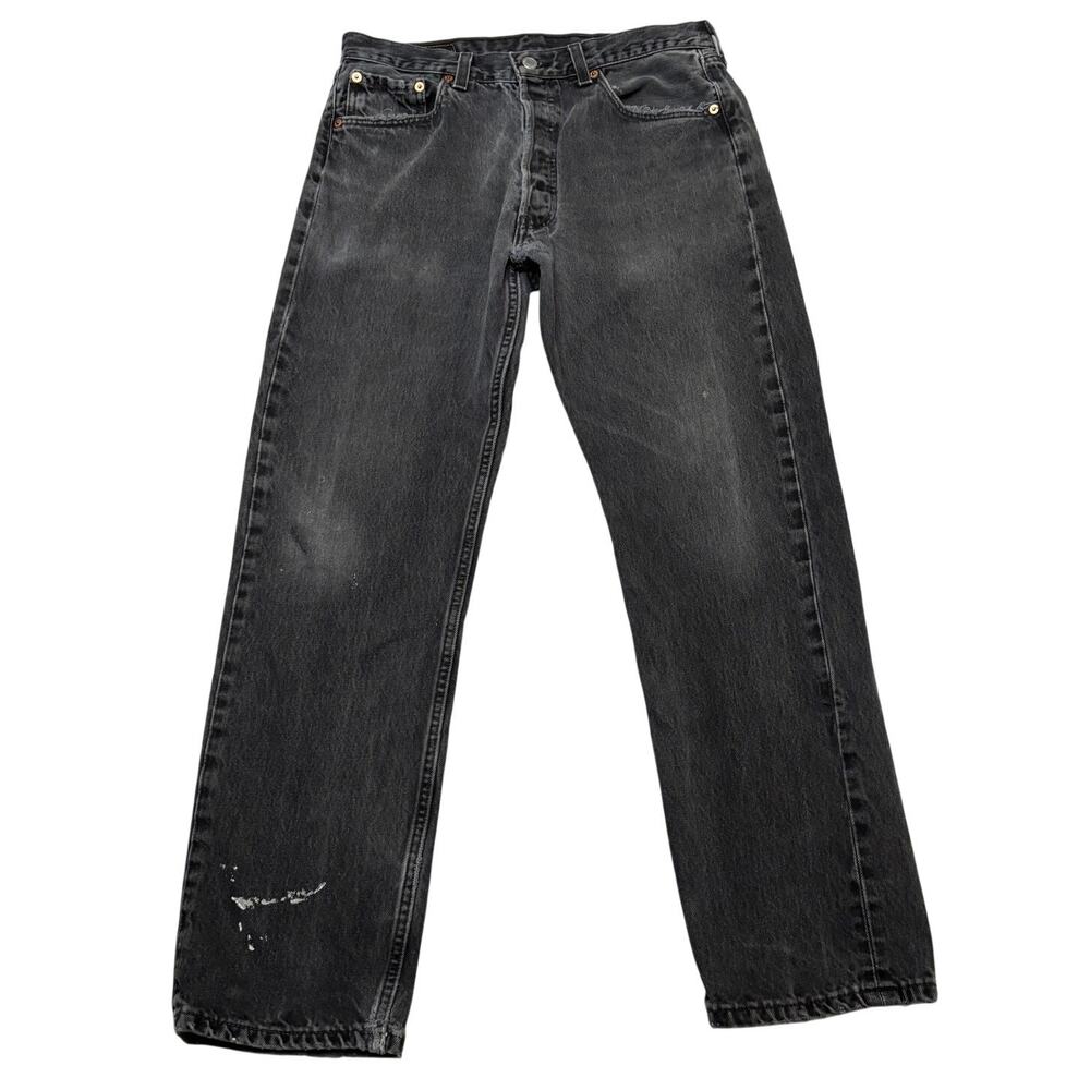 Vintage 90s Levis 501 Shanana Mil Straight Leg Jeans Mens 29x30 USA Faded Work